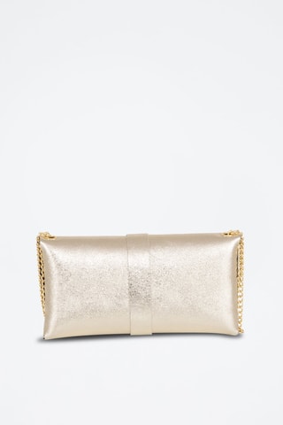 Mala a tiracolo de couro Vipiteno Bronze - Dourado