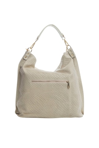 Mala shopper de couro Niguarda - Bege