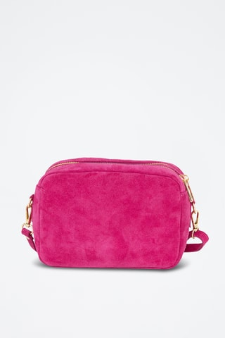 Mala a tiracolo de nobuck Vittadini - Rosa