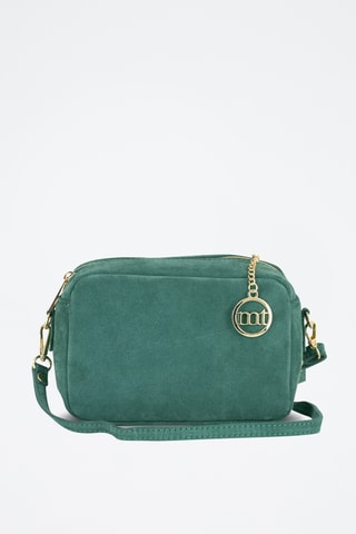 Mala a tiracolo de nobuck Vittadini - Verde