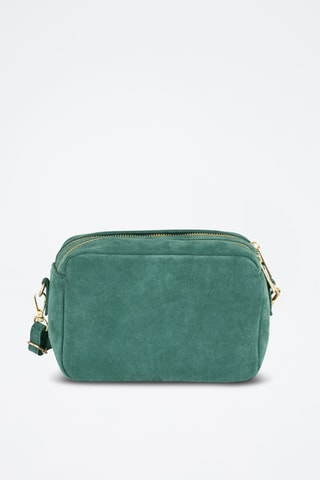 Mala a tiracolo de nobuck Vittadini - Verde