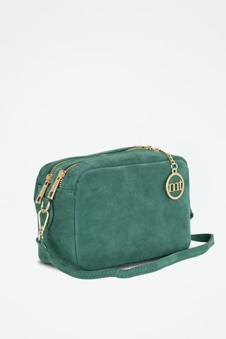 Mala a tiracolo de nobuck Vittadini - Verde
