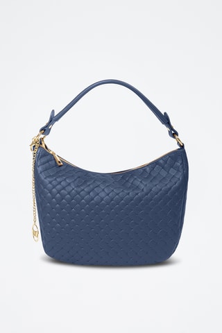 Sac à main en cuir Cabrini - Bleu