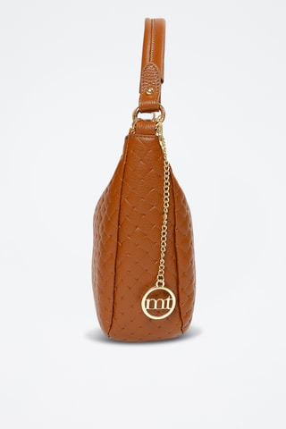Sac à main en cuir Cabrini - Marron