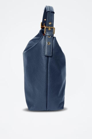 Cabas en cuir Ferrucci - Bleu