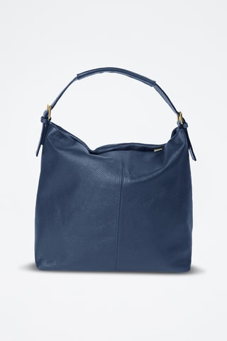 Cabas en cuir Ferrucci - Bleu