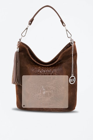 Cabas en cuir Rozzano - Marron