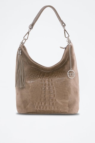 Cabas en cuir Rozzano - Taupe