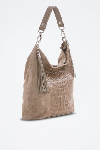 Cabas en cuir Rozzano - Taupe