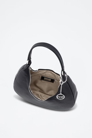 Sac porté épaule en cuir Beldiletto - Noir