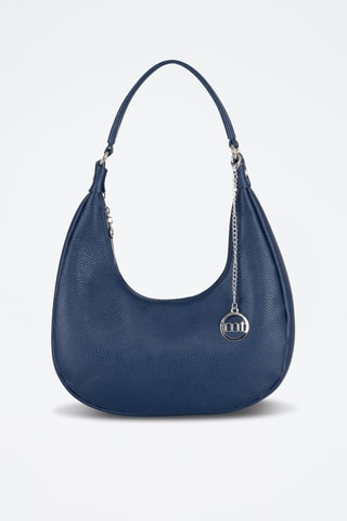 Sac porté épaule en cuir Beldiletto - Bleu