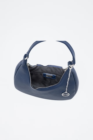 Sac porté épaule en cuir Beldiletto - Bleu