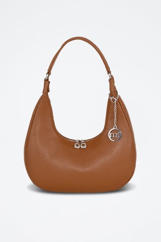 Sac porté épaule en cuir Beldiletto - Marron