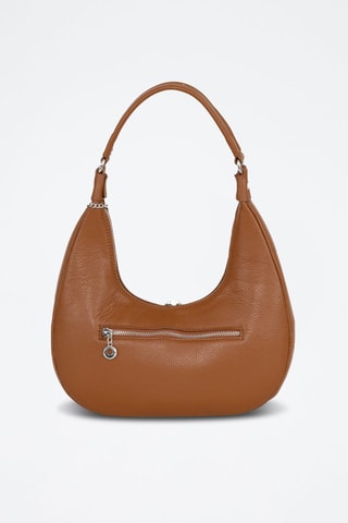 Sac porté épaule en cuir Beldiletto - Marron