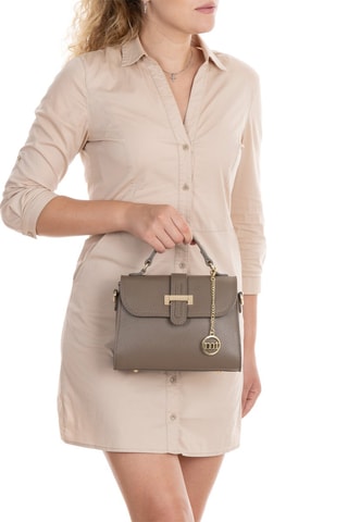 Sac à main en cuir Diomede - Marron