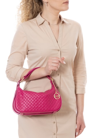 Sac à main en cuir Bazzoni - Rose