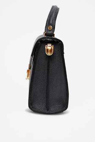 Sac à main en cuir Barzini - Noir