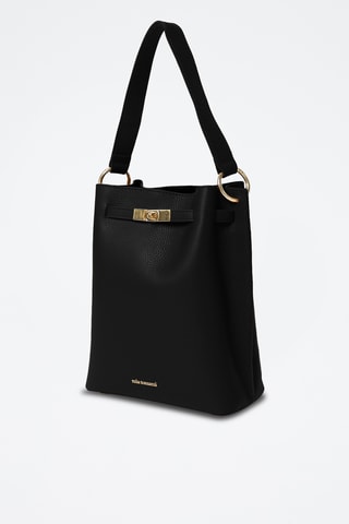 Sac à main en cuir Morozzo - Noir