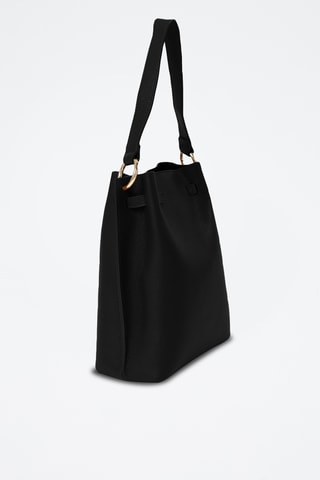 Sac à main en cuir Morozzo - Noir