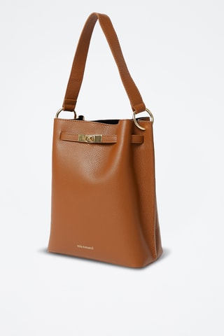 Sac à main en cuir Morozzo - Marron