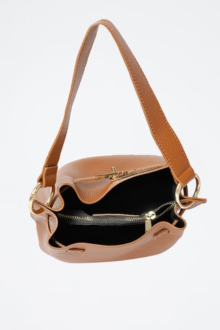 Sac à main en cuir Morozzo - Marron