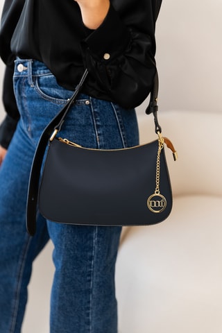 Sac à main en cuir Zubiani - Noir