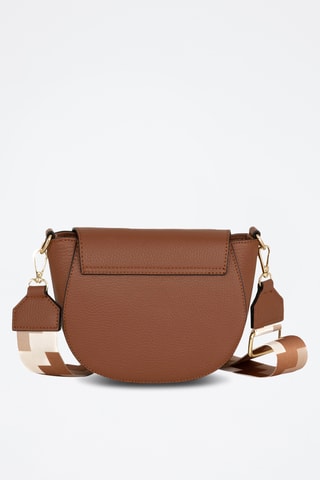 Sac bandoulière en cuir Barletta - Marron