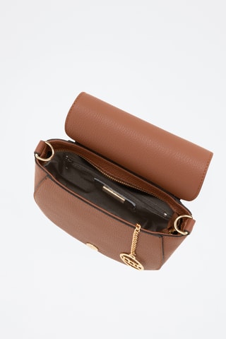 Sac bandoulière en cuir Barletta - Marron