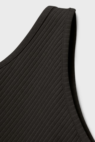 Camisola de alças assimétrica em algodão biológico - Preto - Name It