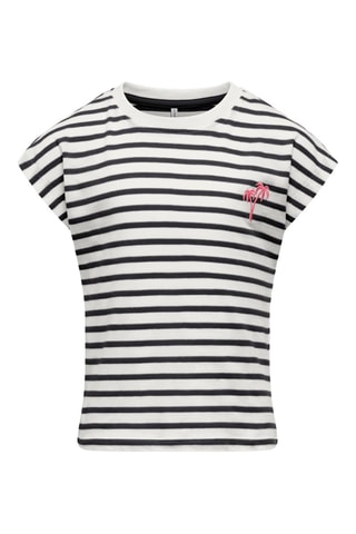 Camisola - Cru e azul-noite - Kids Only