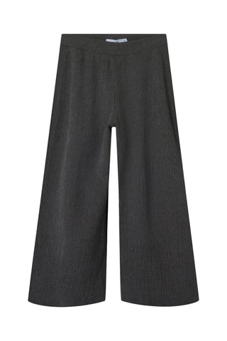 Calças wide legs - Cinzento