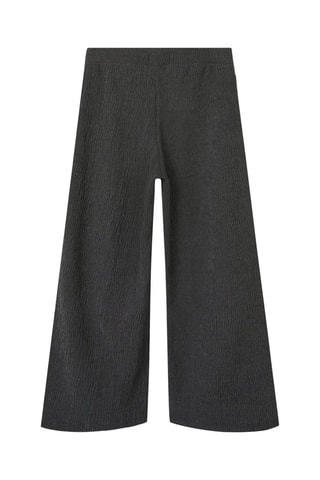 Calças wide legs - Cinzento