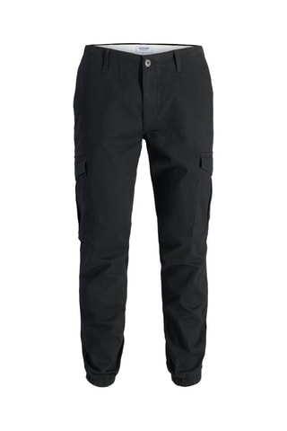 Slim Fit Cargobroek - Zwart - Jack & Jones Junior