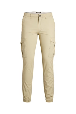 Calças cargo slim - Bege - Jack & Jones Junior