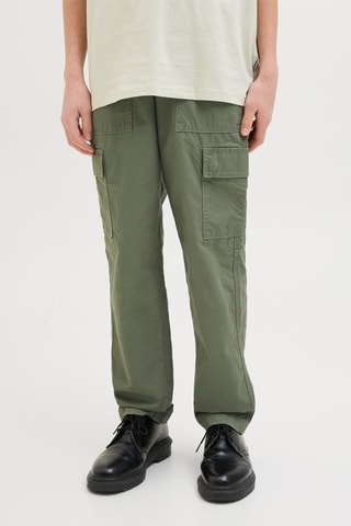 Calças cargo loose - Verde - Jack & Jones Junior