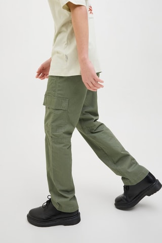 Calças cargo loose - Verde - Jack & Jones Junior
