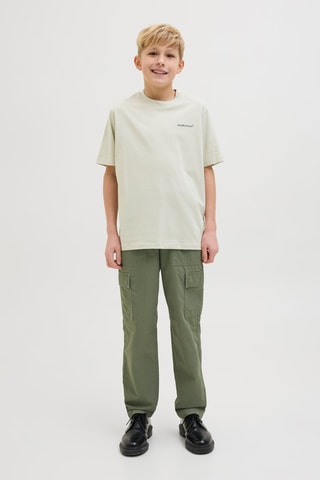Calças cargo loose - Verde - Jack & Jones Junior