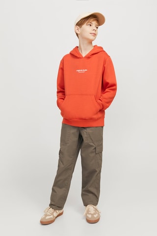 Calças cargo loose - Castanho - Jack & Jones Junior