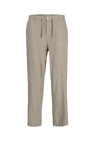 Calças chino em veludo em linho - Toupeira - Jack & Jones