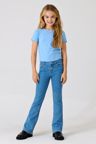 Calças de ganga flare - Azul - Kids Only Girl