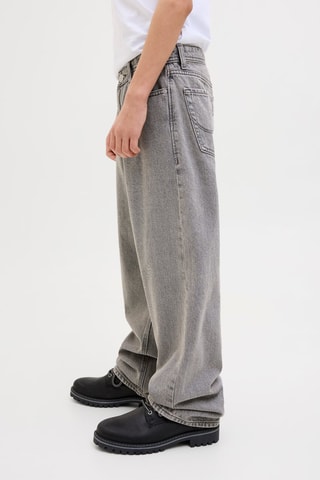 Calças de ganga com cintura alta - Cinzento - Jack & Jones