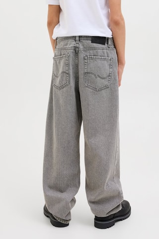 Calças de ganga com cintura alta - Cinzento - Jack & Jones