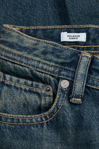 Calças de ganga com cintura alta - Azul - Jack & Jones