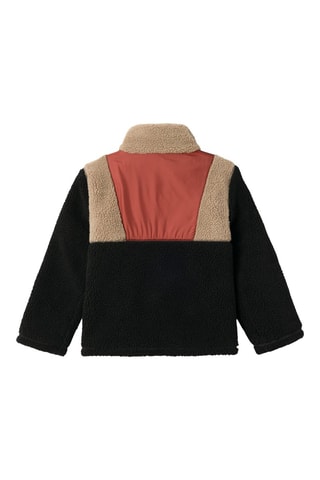 Casaco - Preto e vermelho-tijolo
