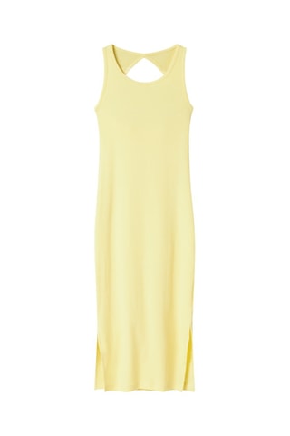 Vestido sem mangas em algodão biológico - Amarelo - Name It