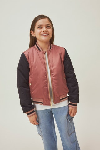 Bomber reversível - Bege e preto - Name It Kids