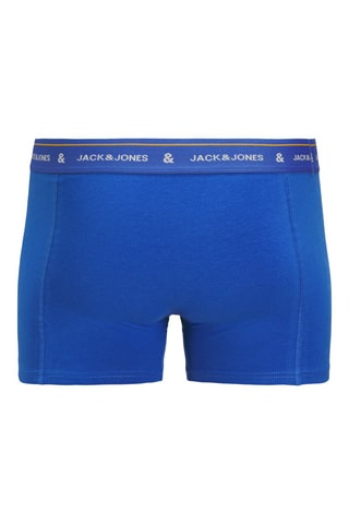 3 boxers - Azul-elétrico e caqui - Jack & Jones