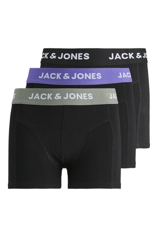 3 boxers - Preto - Jack & Jones