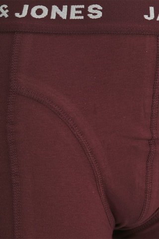 3 boxers de banho em algodão biológico - Bordô e azul-marinho - Jack & Jones