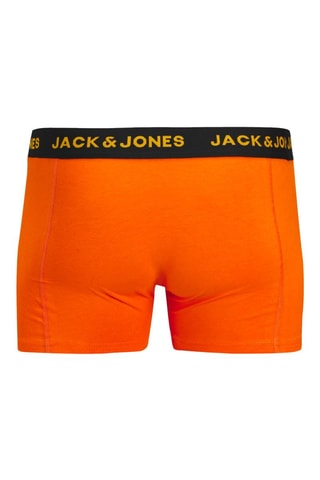 3 boxers - Laranja, azul-noite e preto - Jack & Jones Junior